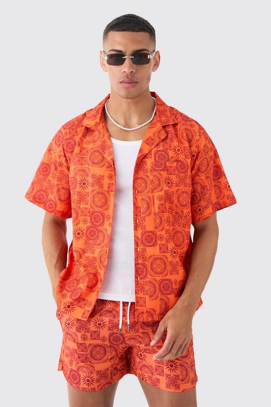 Hemd & Badehose mit Print