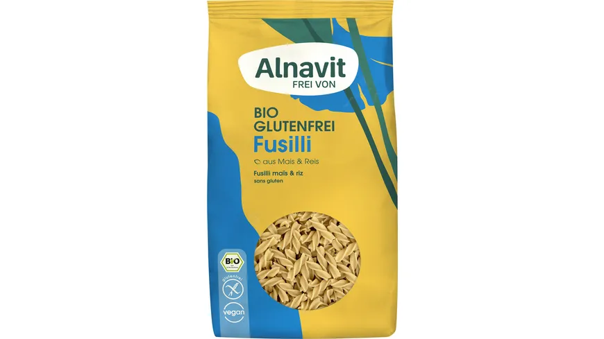Alnavit Bio Fusilli glutenfrei 500 g