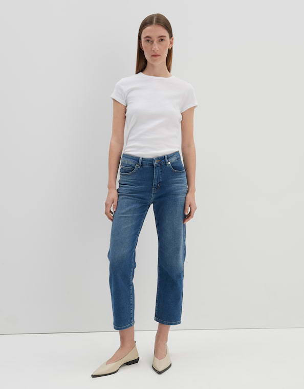 Cropped Relaxed Jeans Corah
