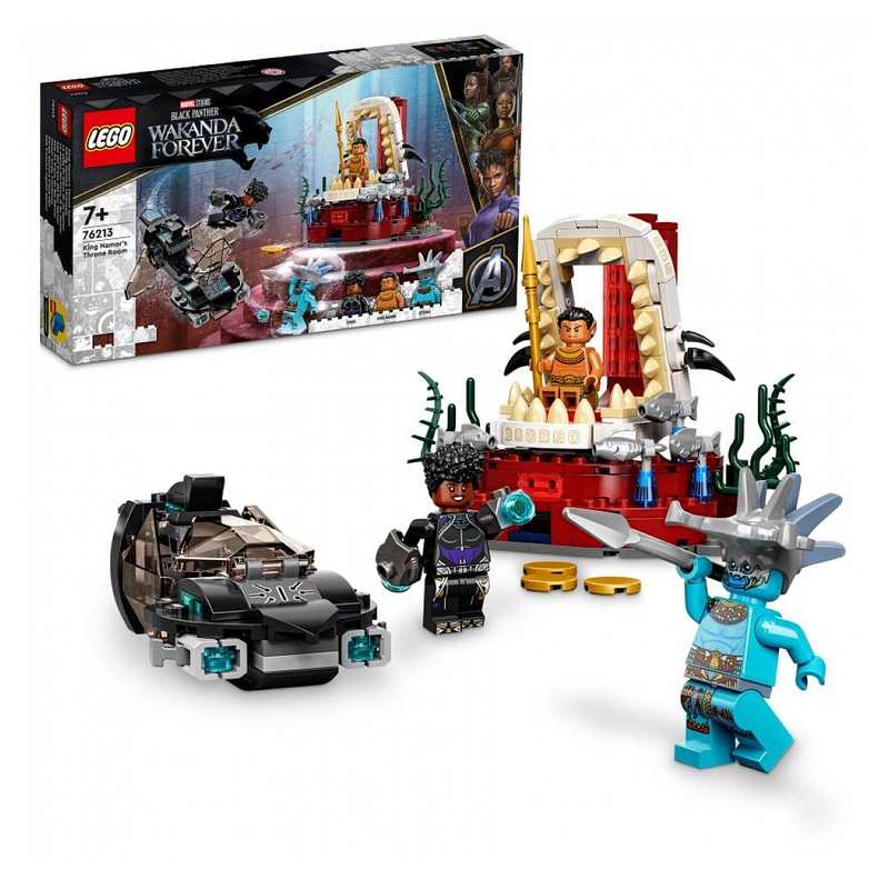 76213 La salle du trône du roi namor LEGO Marvel