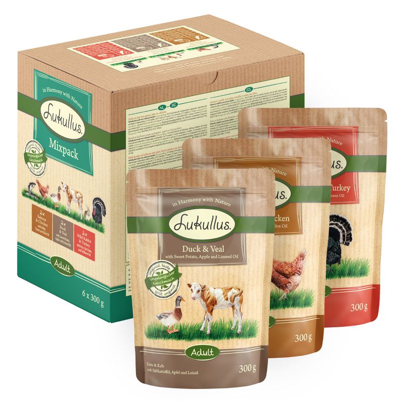 Probierpaket Lukullus Frischebeutel 6 x 300 g