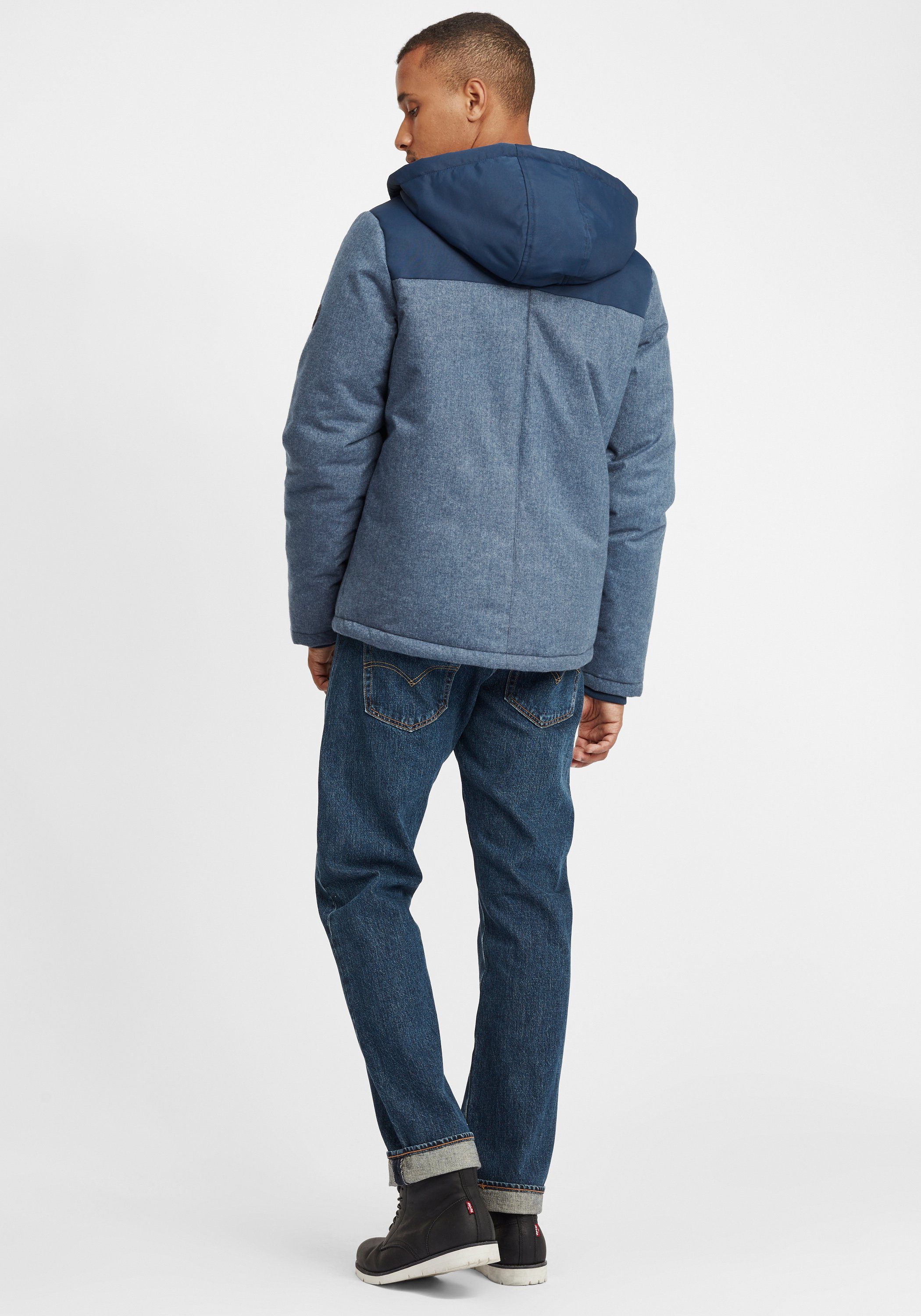 Blend Winterjacke BHMikell modische Herren Winterjacke mit Kapuze