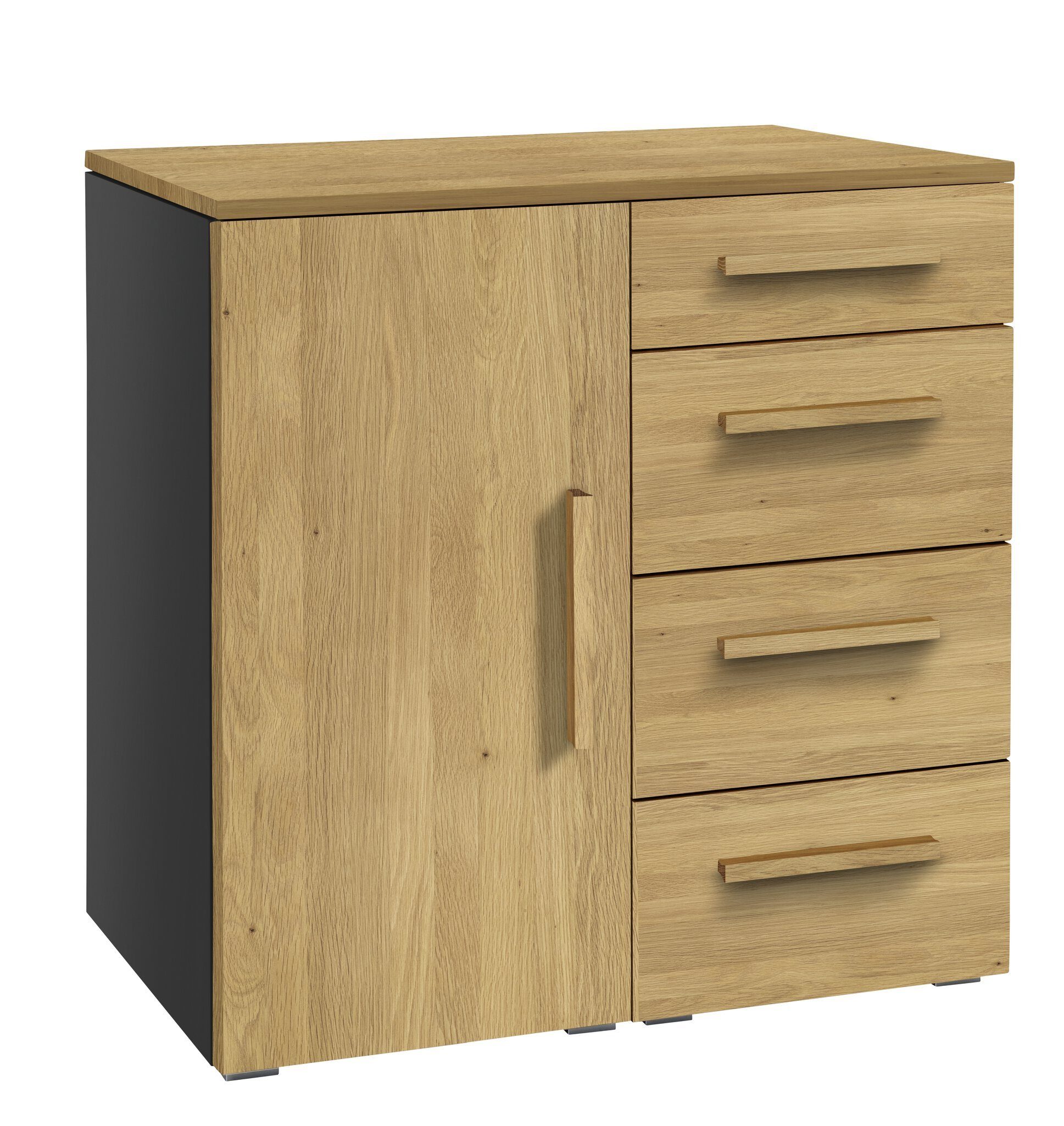 HASENA Highboard Hasena Accessoires Qunito Kommode Massivholz 90x50x85 (1)