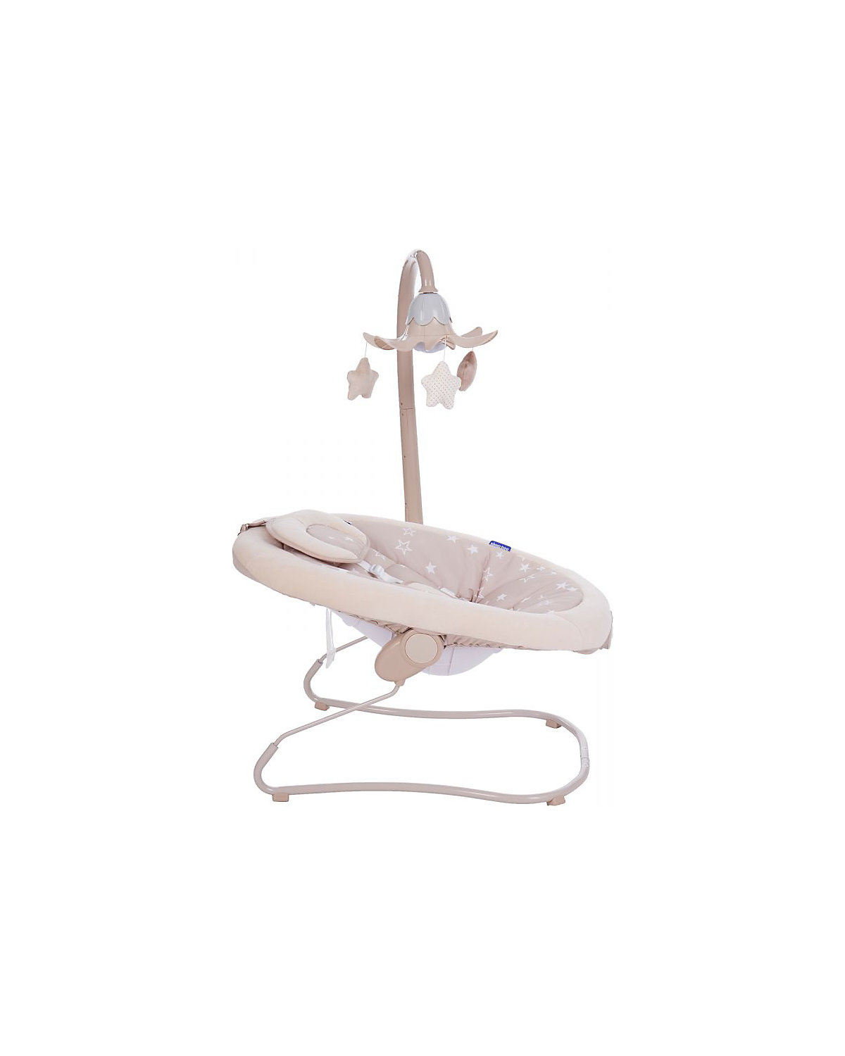 Babywippe Stars 12 Melodien Mobile Vibration 5-Punkt-Gurt verstellbar Babywippen