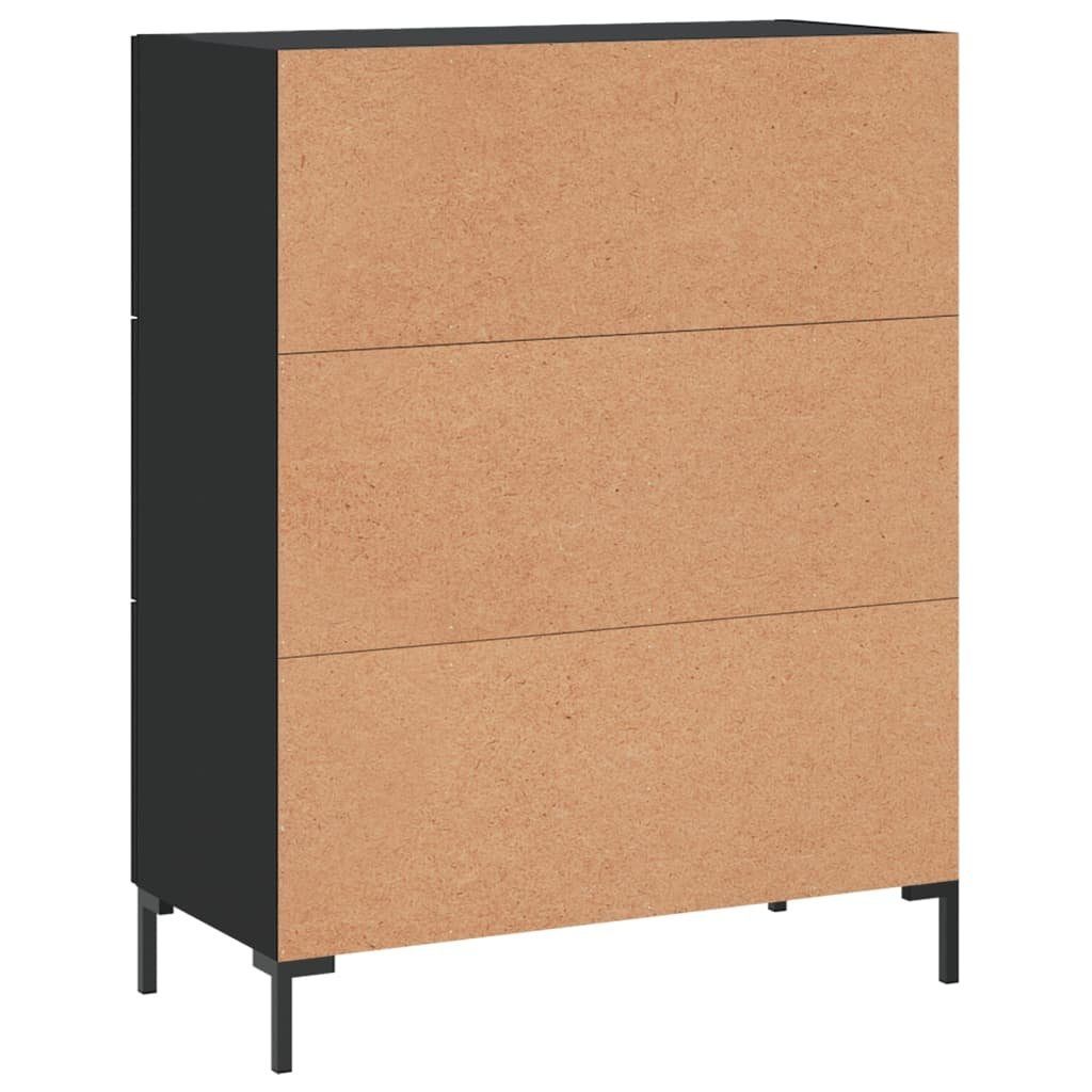 vidaXL Sideboard Sideboard Schwarz 69,5x34x90 cm Holzwerkstoff (1 St)