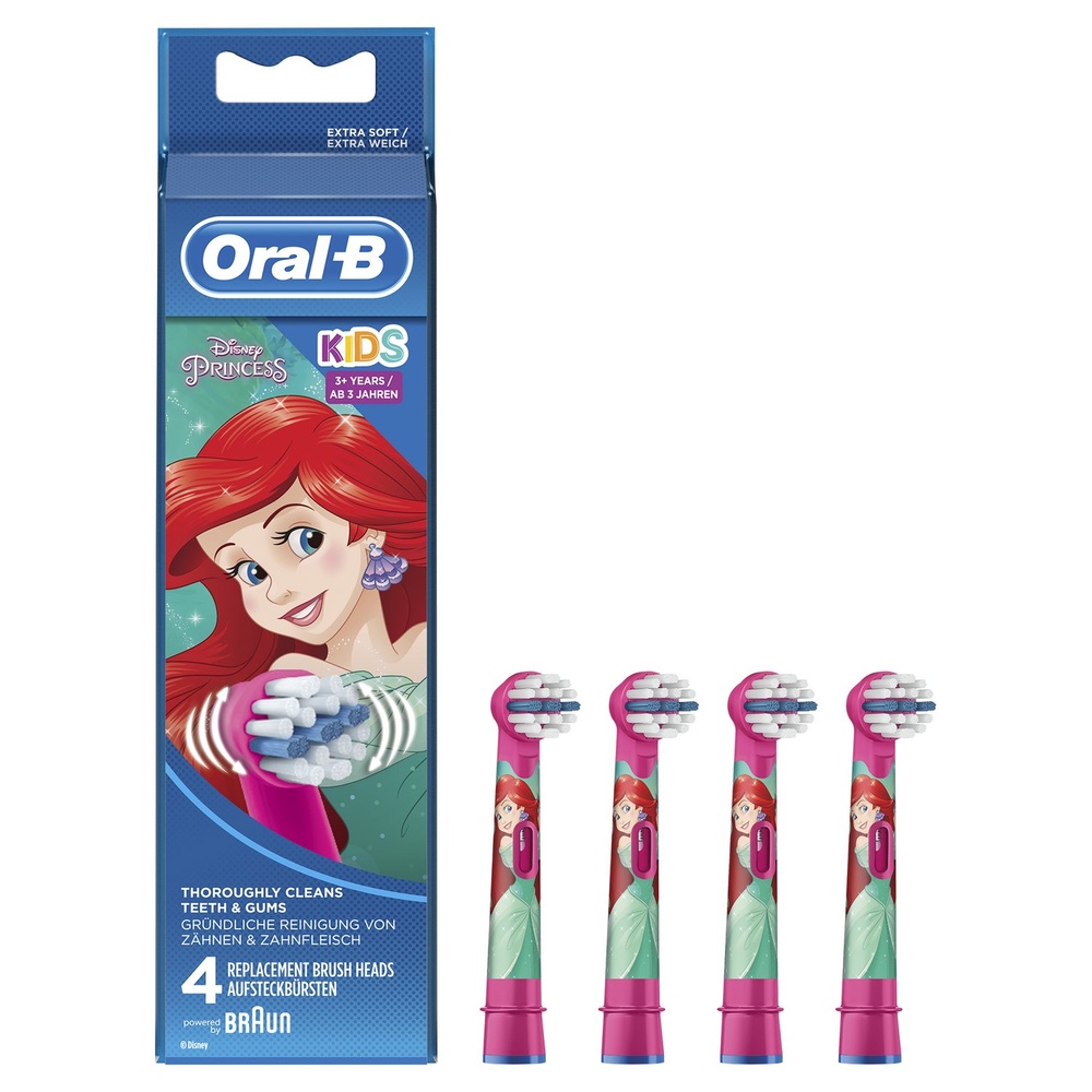 oral-b Oral-B Kids Brossettes, Lot De 4 Brossettes De Rechange