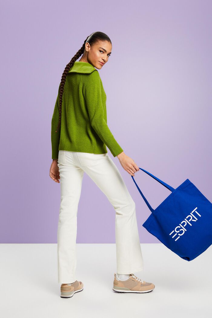 Bootcut Jeans mit hohem Bund