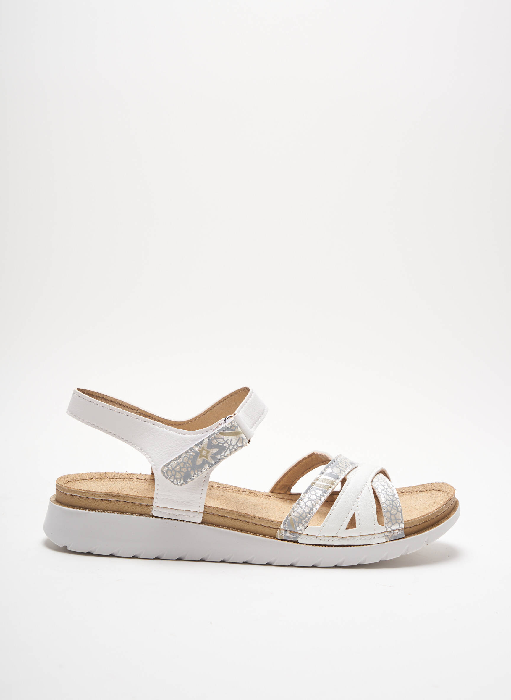 Morango Sandales Nu Pieds Femme couleur blanc