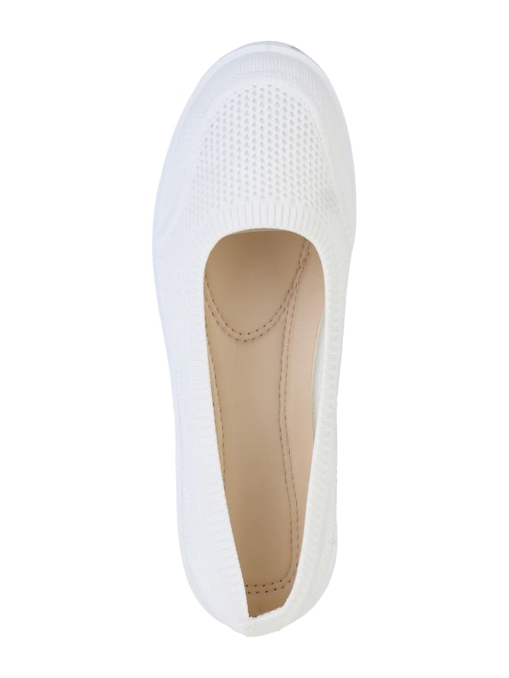 VAN HILL Sportliche Ballerinas Ella in Weiss günstig kaufen