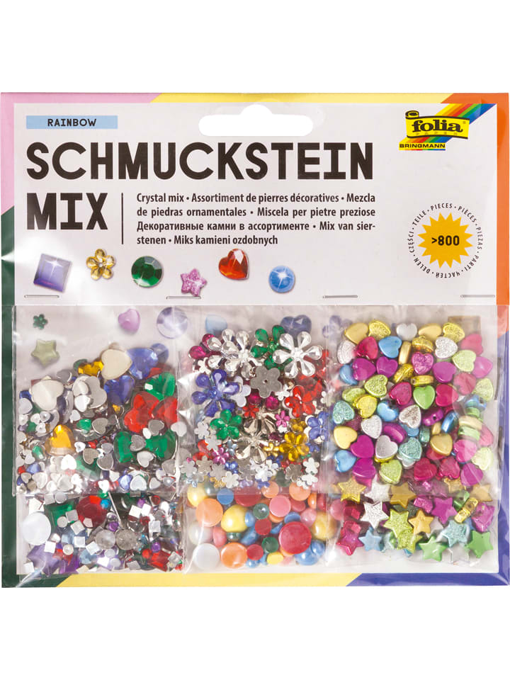 folia PAPER Schmucksteine-Set in Bunt günstig kaufen onesize