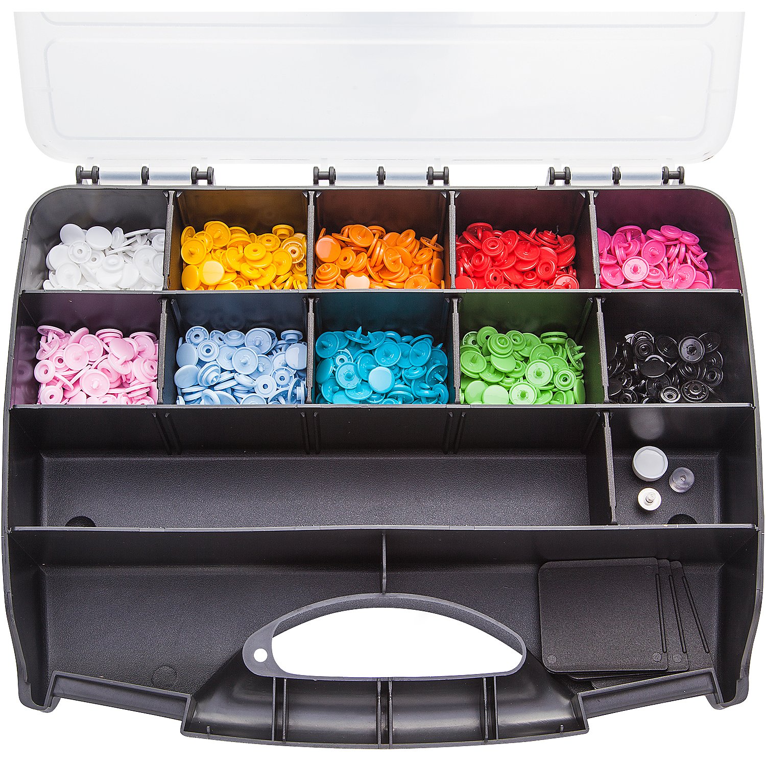 Prym Color Snaps Box, mit 300 Color Snaps