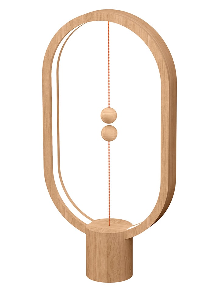 Designnest LED-Tischleuchte ''Heng'' in Hellbraun - (L)40 x (B)20 cm günstig kaufen onesize