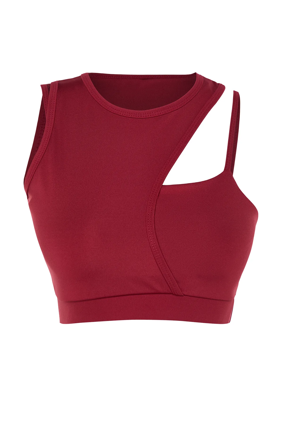 Trendyol Collection  Viva Magenta Strick-Sport-BH mit mittlerem Halt/Styling-Seilträger THMSS23SS00017