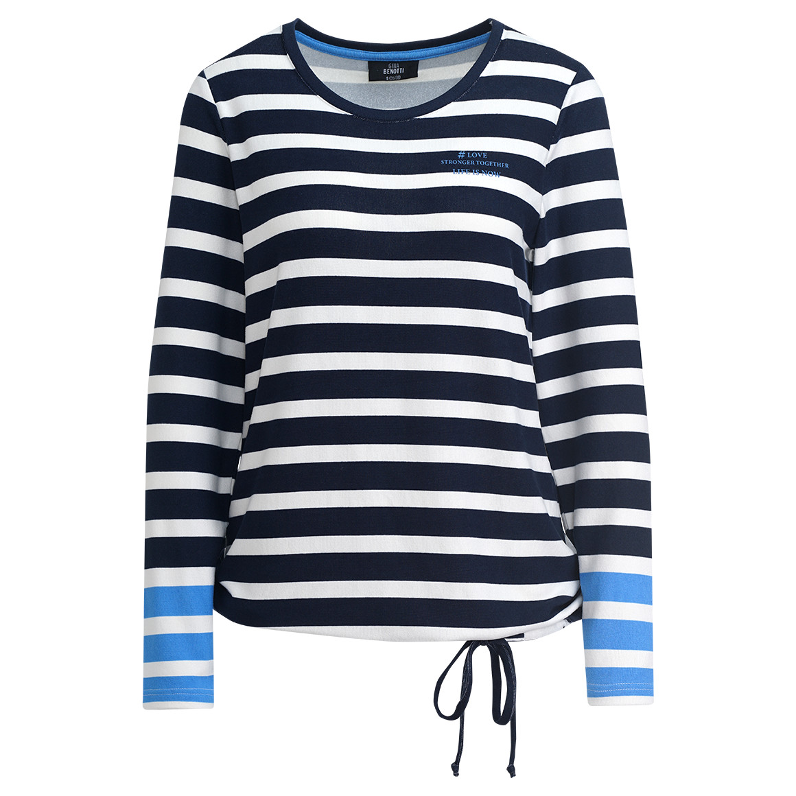 Damen Langarmshirt mit Streifen
