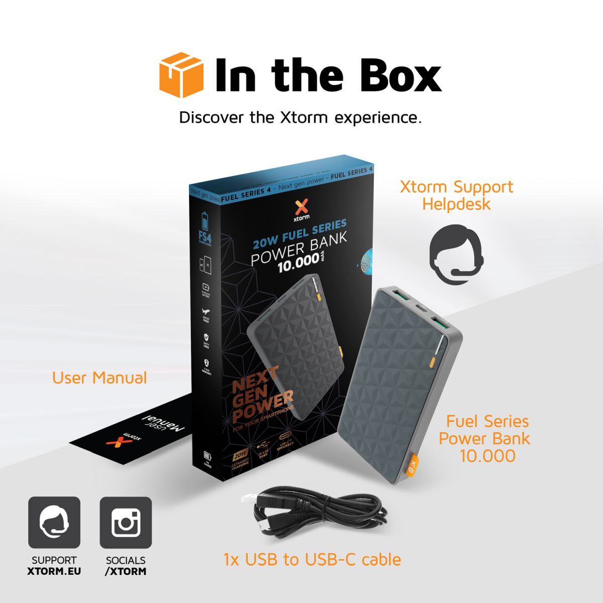 Xtorm 10000 mAh 20W Fuel Series Powerbank