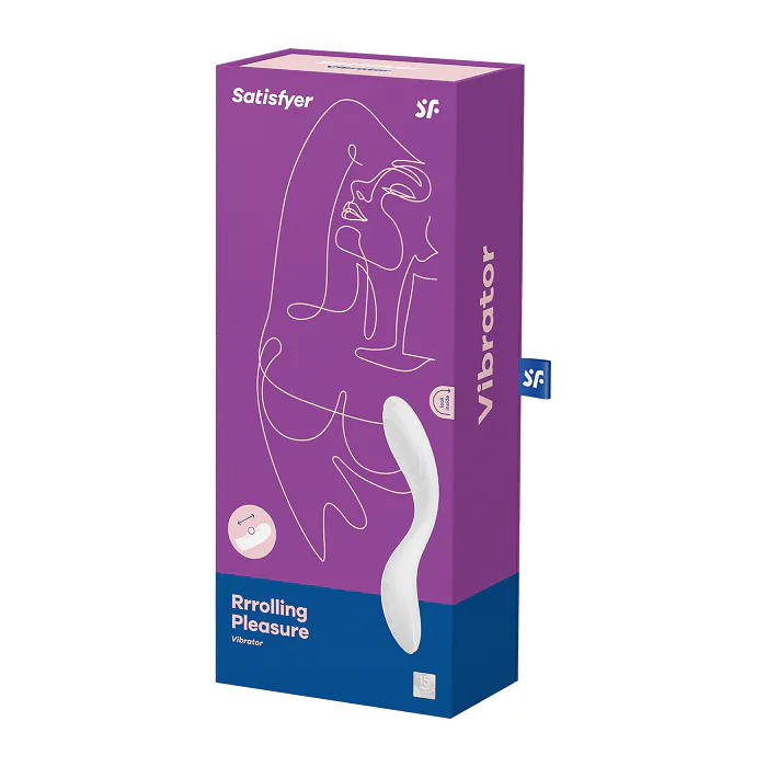 Satisfyer Rolling Pleasure Hvid Intimmassageapparat