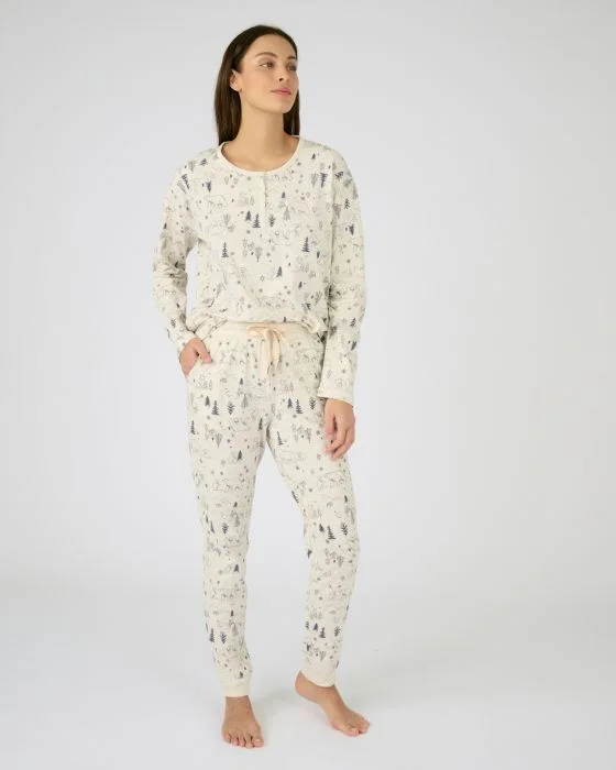 Pyjama à motifs maille jersey