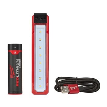 Lámpara mini LED recargable Milwaukee 4933479763 L4 FL-301 de 445 lúmenes