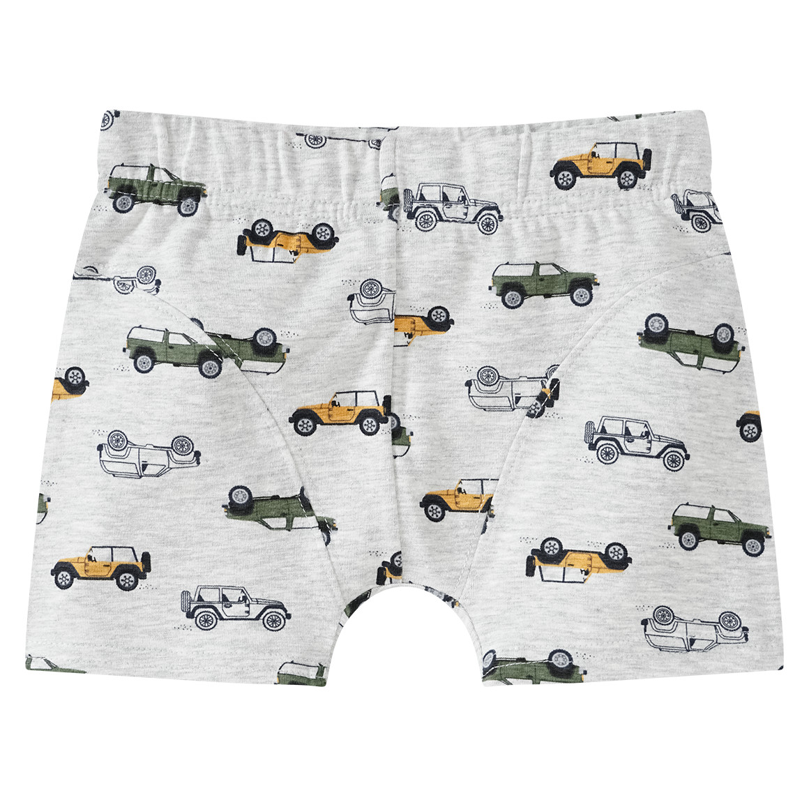 3 Jungen Boxer mit Fahrzeuge-Allover