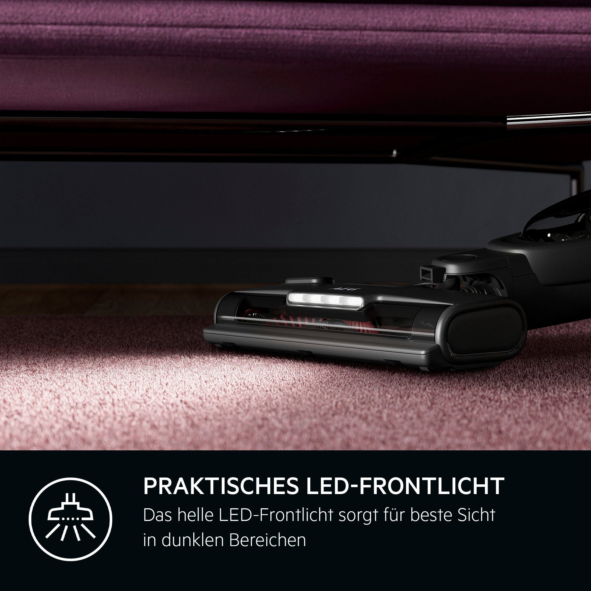 AEG Akku-Hand-und Stielstaubsauger CLEAN ÖKO 6000 (AS62B25ÖKO), beutellos, 2in1, leise 79dB(A), 47 % Recyclingmaterial, bis zu 55 Min. Laufzeit