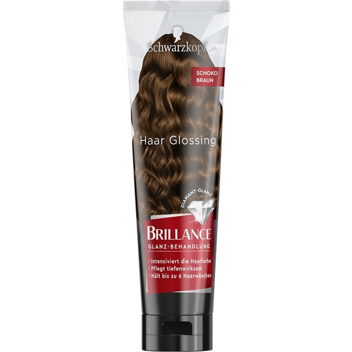 Haar Glossing Schoko Braun