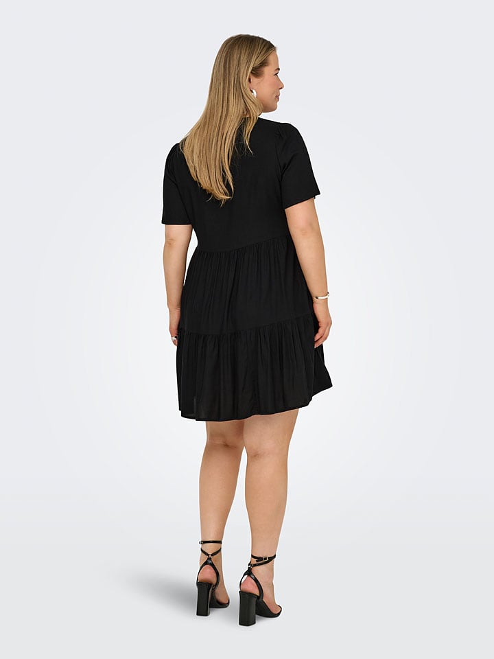 ONLY Carmakoma Kleid in Schwarz günstig kaufen