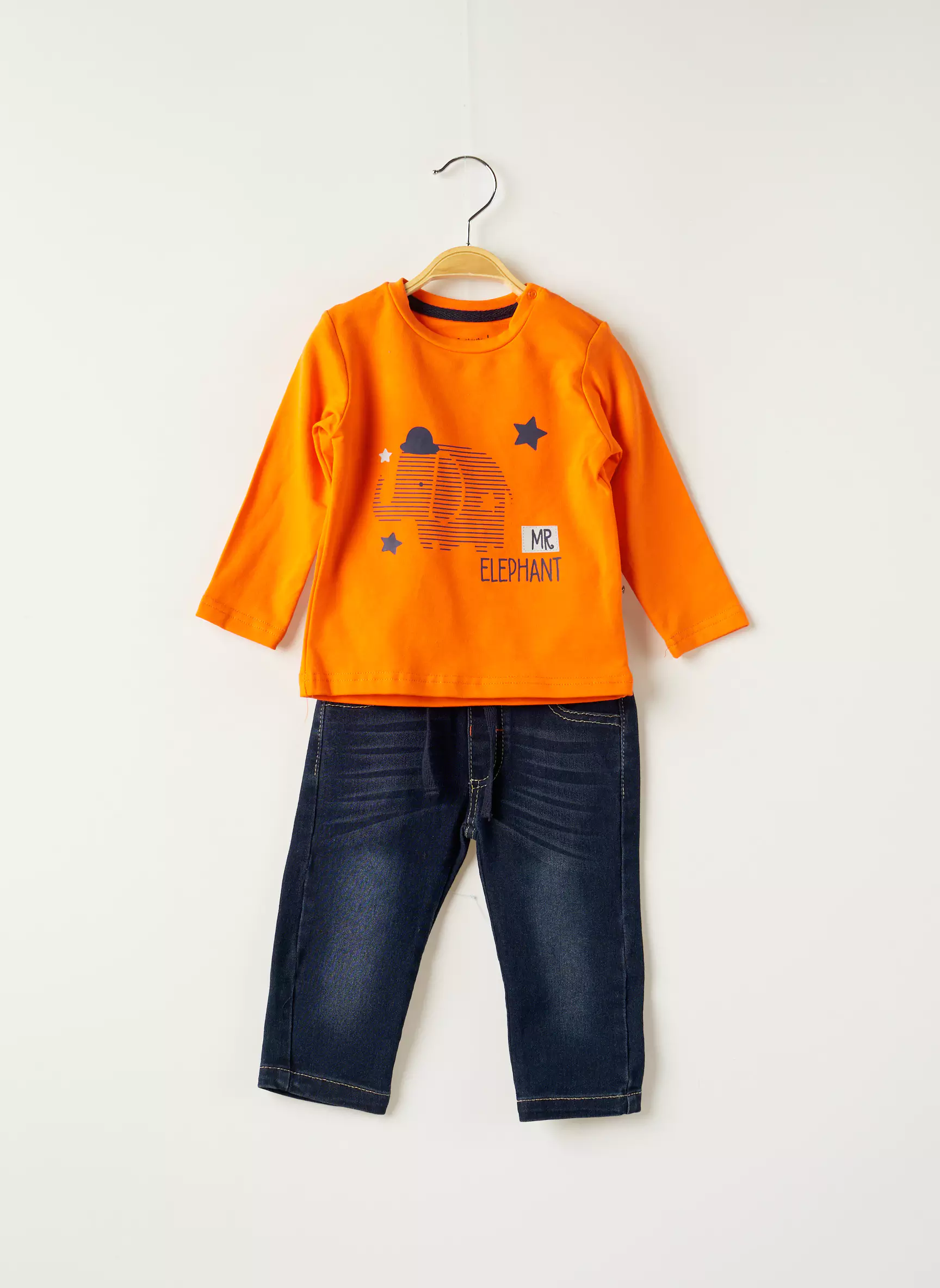 Baby Bol Ensembles Pantalon Garcon couleur orange