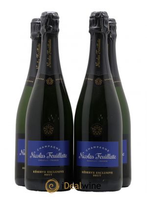 Champagne Nicolas Feuillate Brut Reserve Exclusive  - Lot de 4 Bouteilles