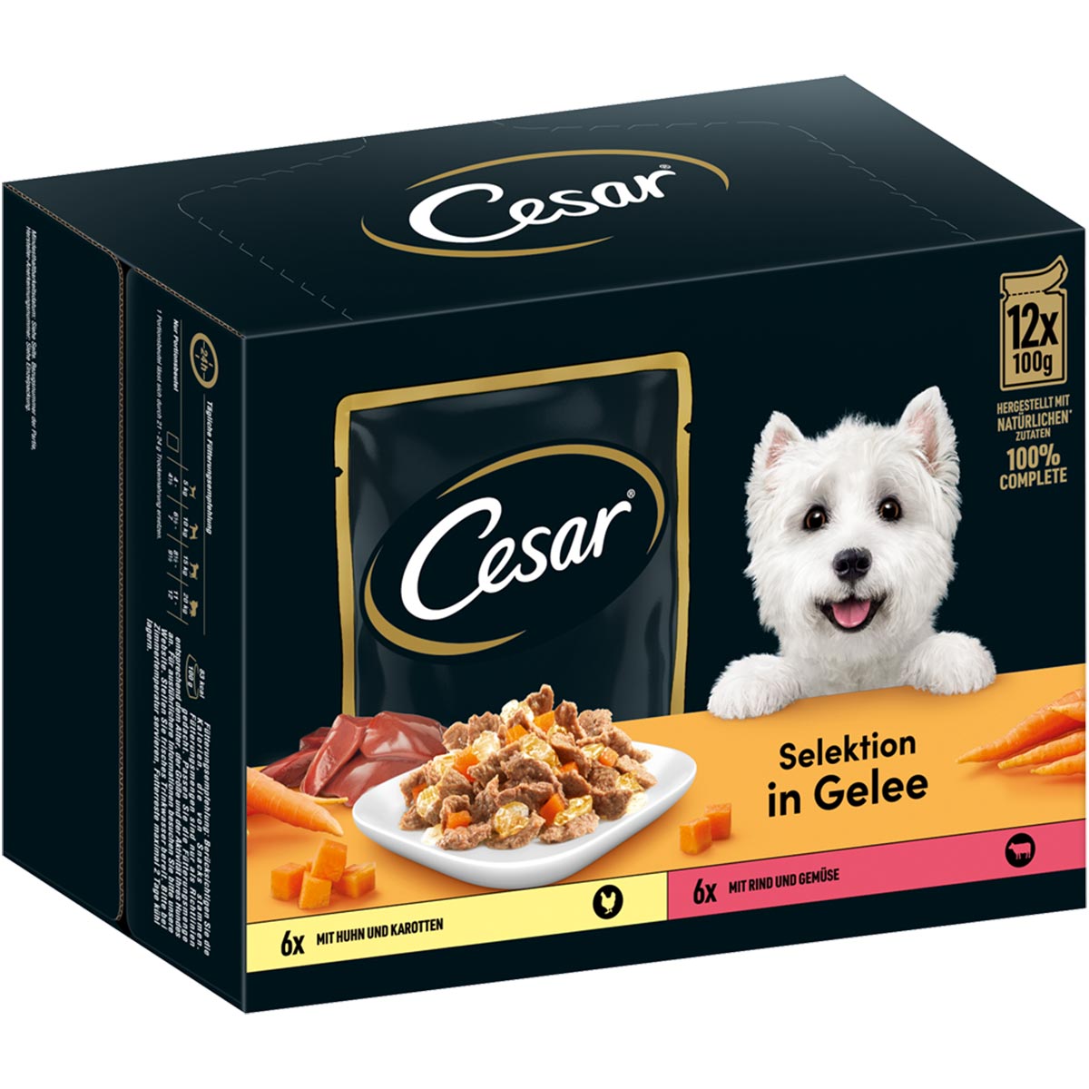 CESAR Selektion Gelee Huhn, Rind, Gemüse kaufen bei ZooRoyal