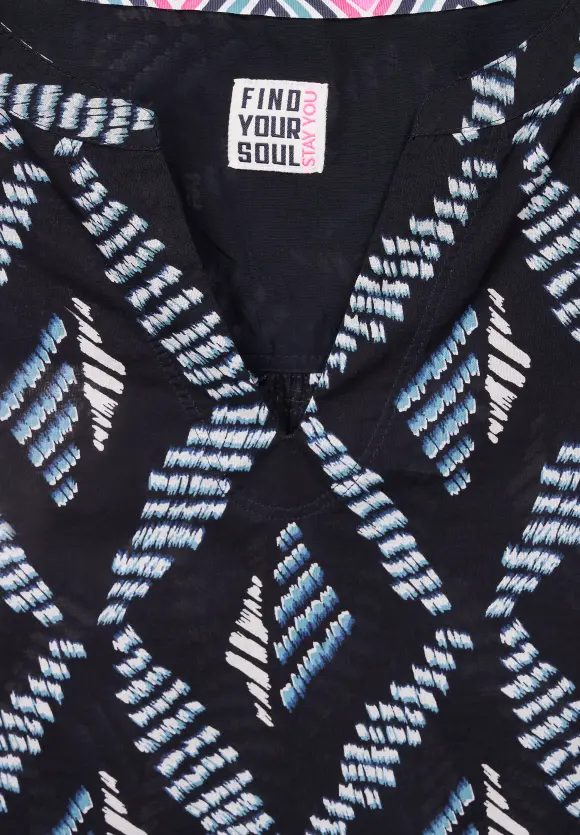CECIL Printbluse mit 3/4 Ärmel