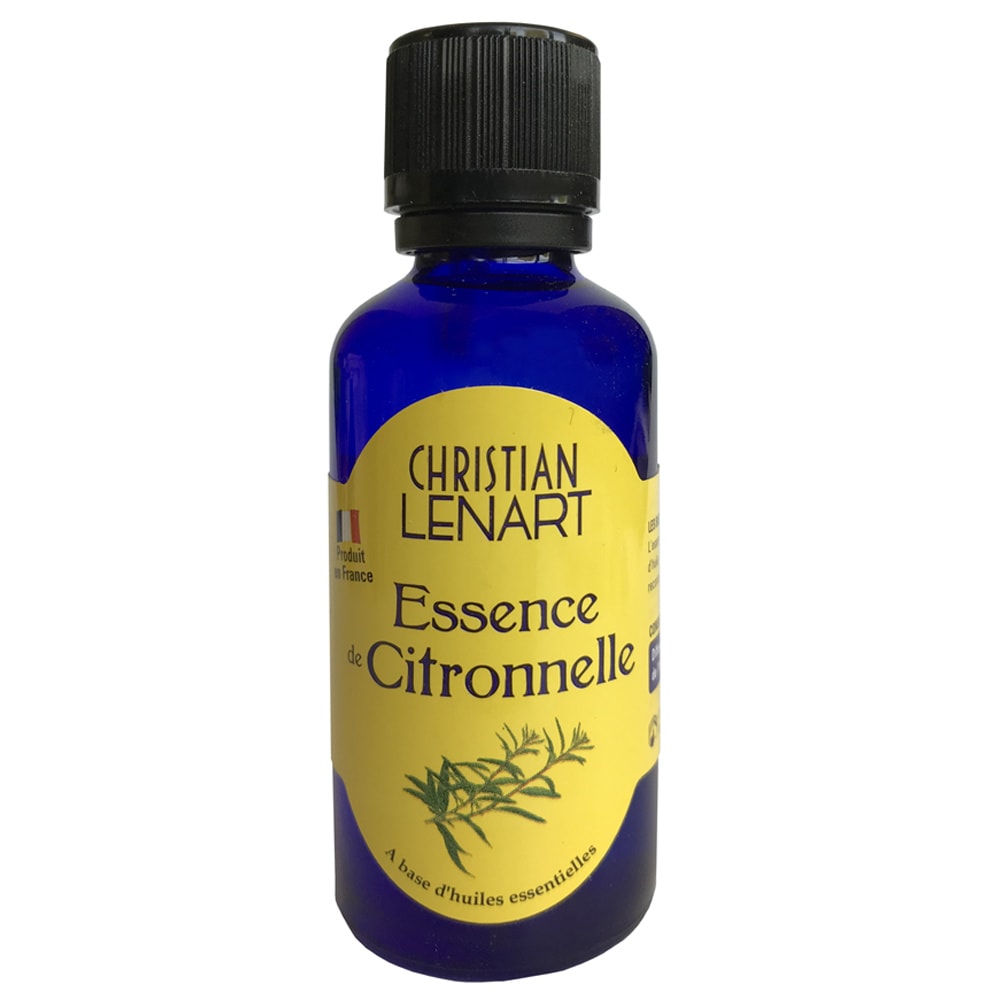 christian lénart Essence de Citronnelle Huile essentielle