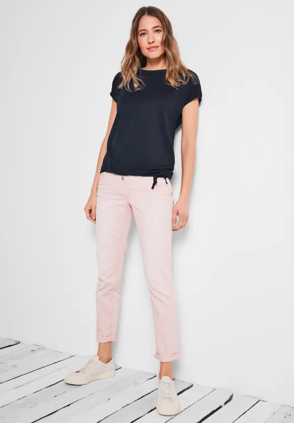CECIL T-Shirt mit Raffdetails