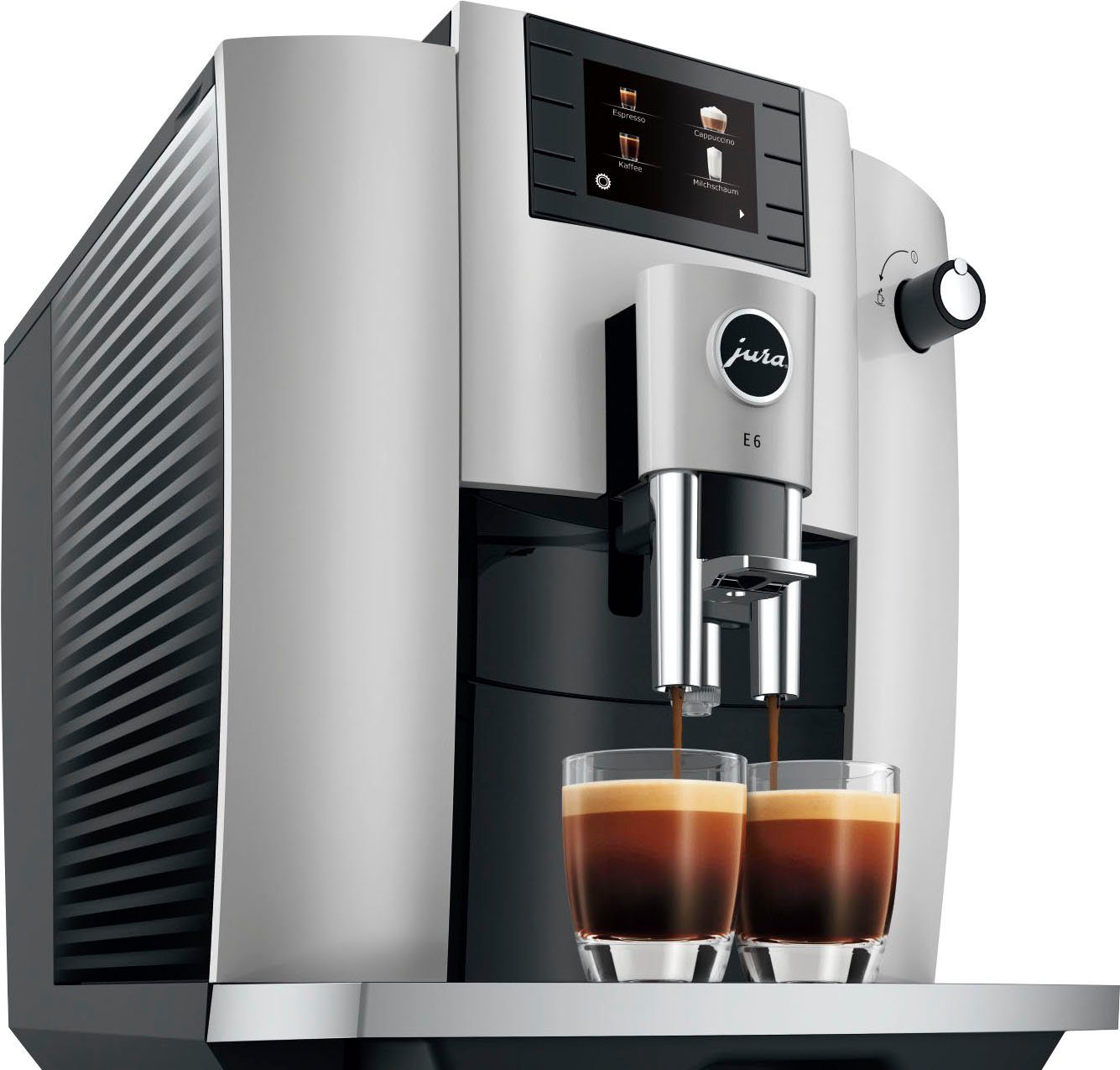 JURA Kaffeevollautomat 15676 E6 Platin (ECS), inkl. 24160 WiFi-Connect
