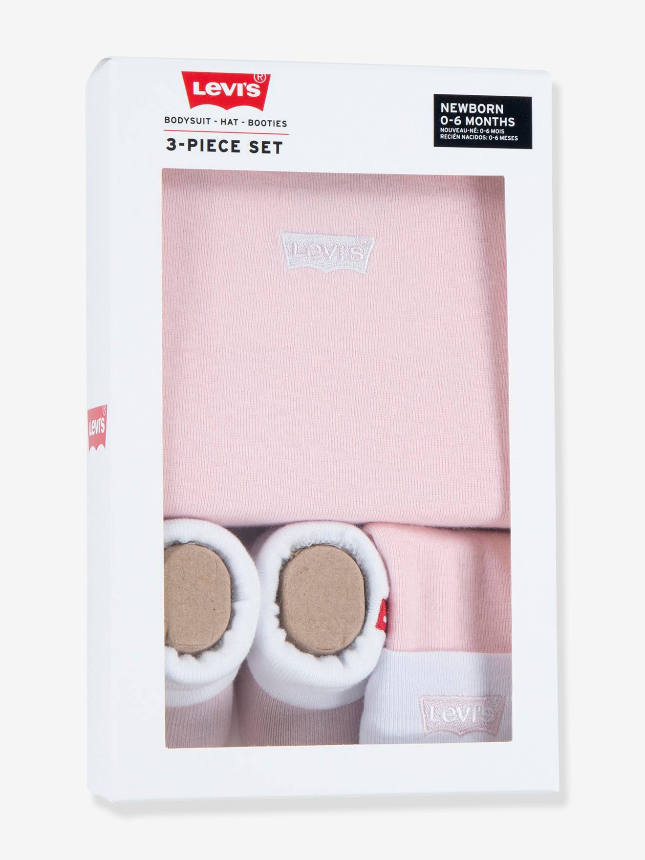 Levis Baby-Set: Body, Mütze & Schühchen BATWING Levi's - himmelblau