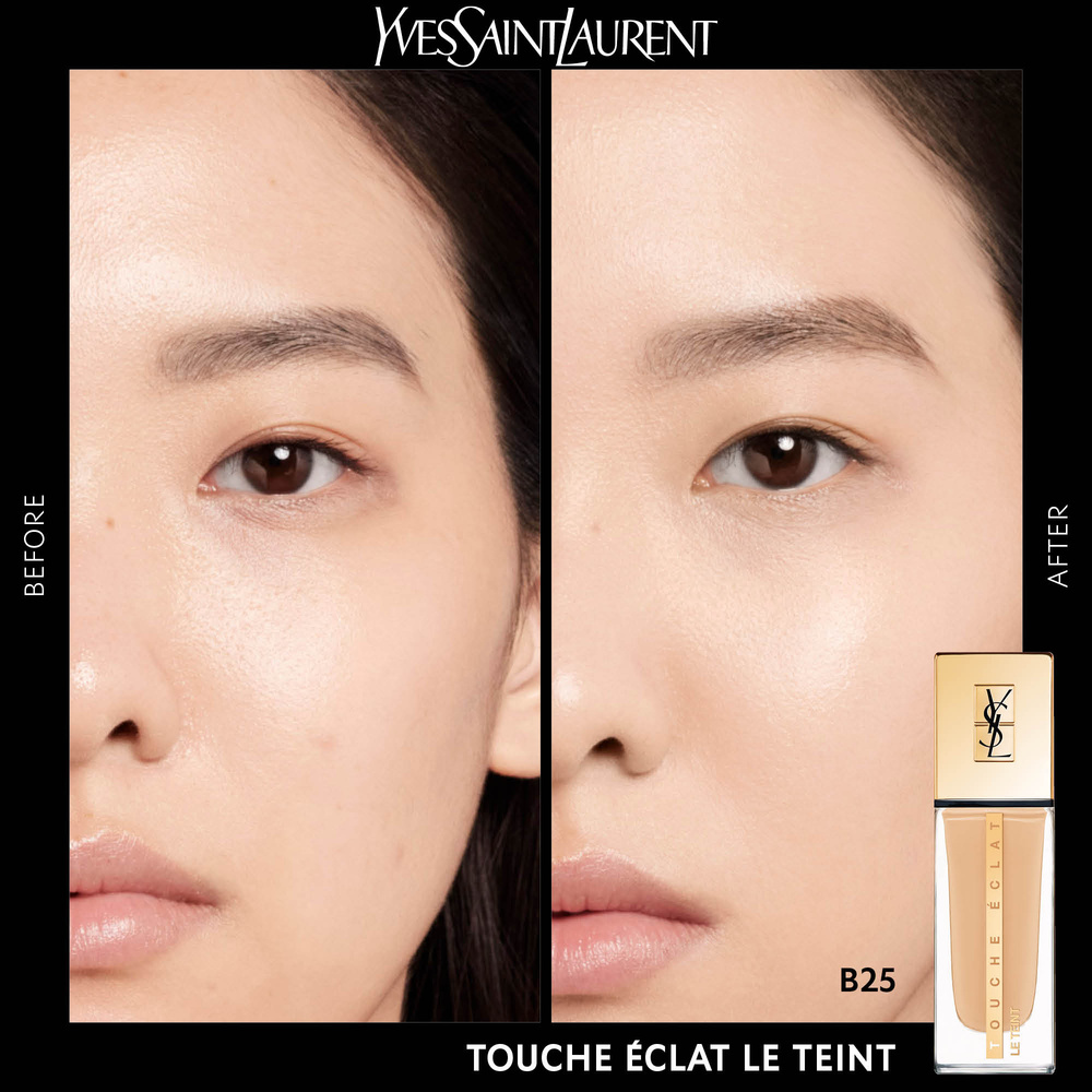 Yves Saint Laurent Touche Éclat Le Teint Fond de Teint Fluide Naturel et Lumineux