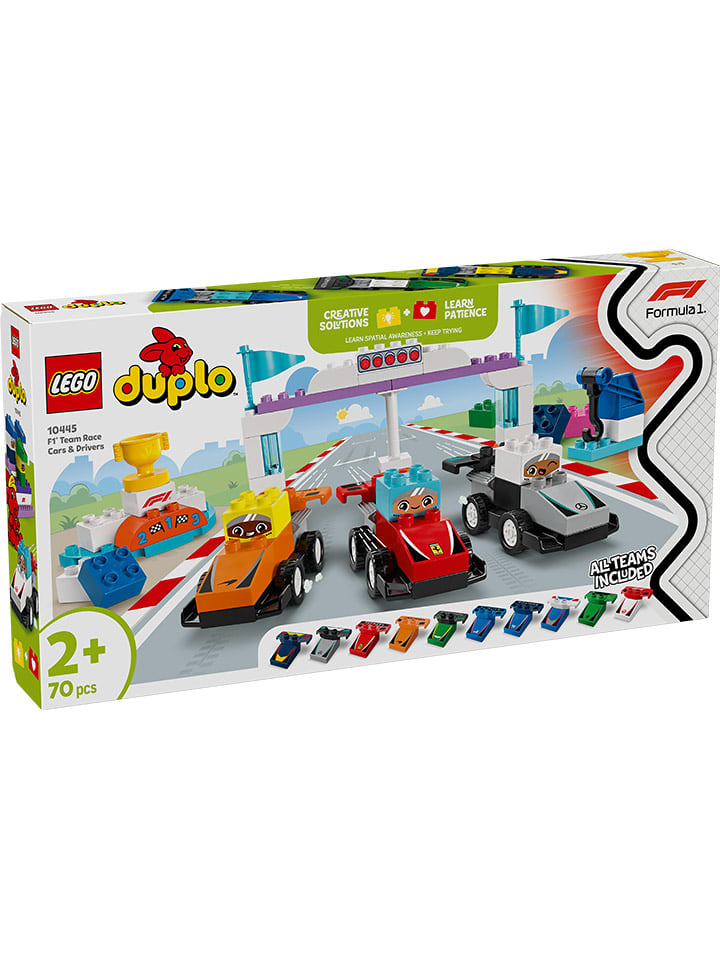 LEGO LEGO® DUPLO® Town F1® Team Rennautos mit Rennfahrern - ab 2 Jahren günstig kaufen onesize