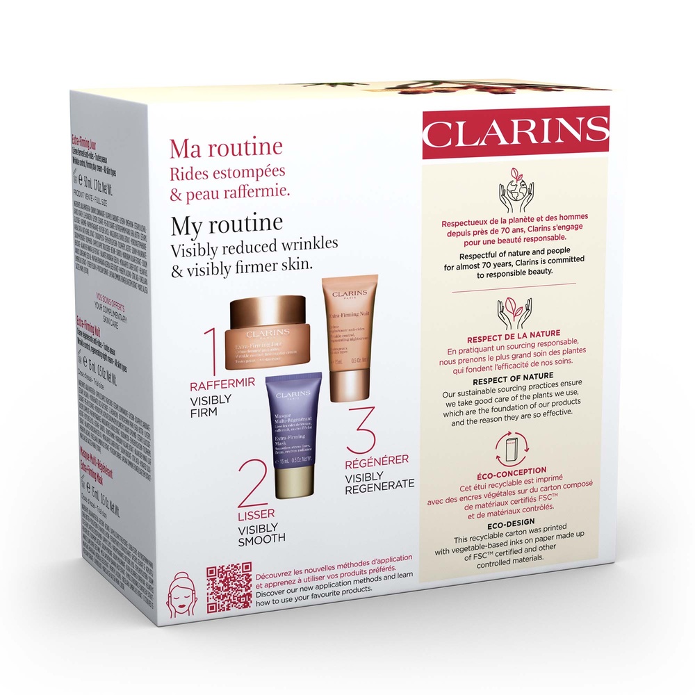 Clarins Coffret Mes essentiels anti-rides & fermeté. Soins visage  anti-âge, anti-rides dès 40 ans