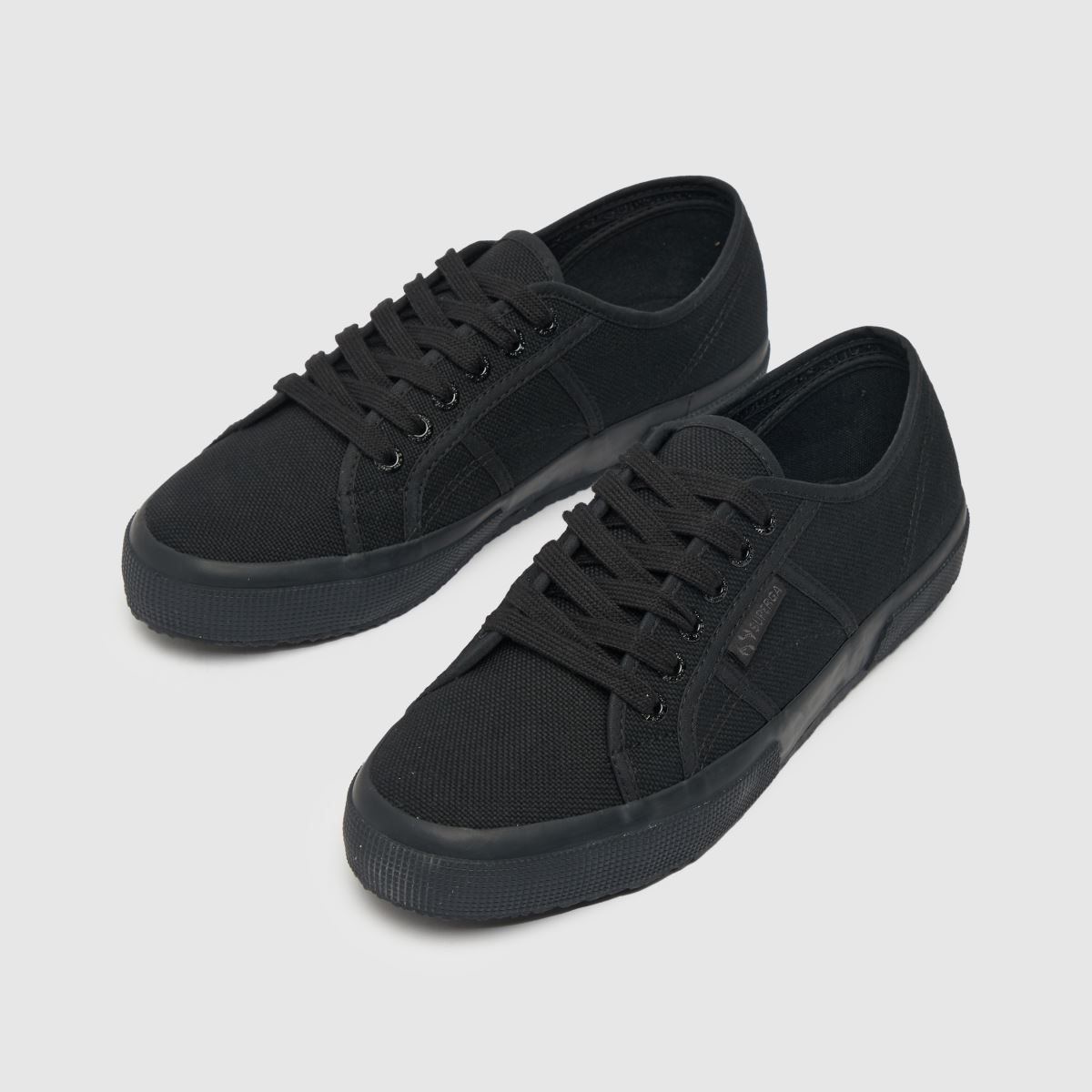 Superga – 2750 Cotu – Svarta klassiska sneakers