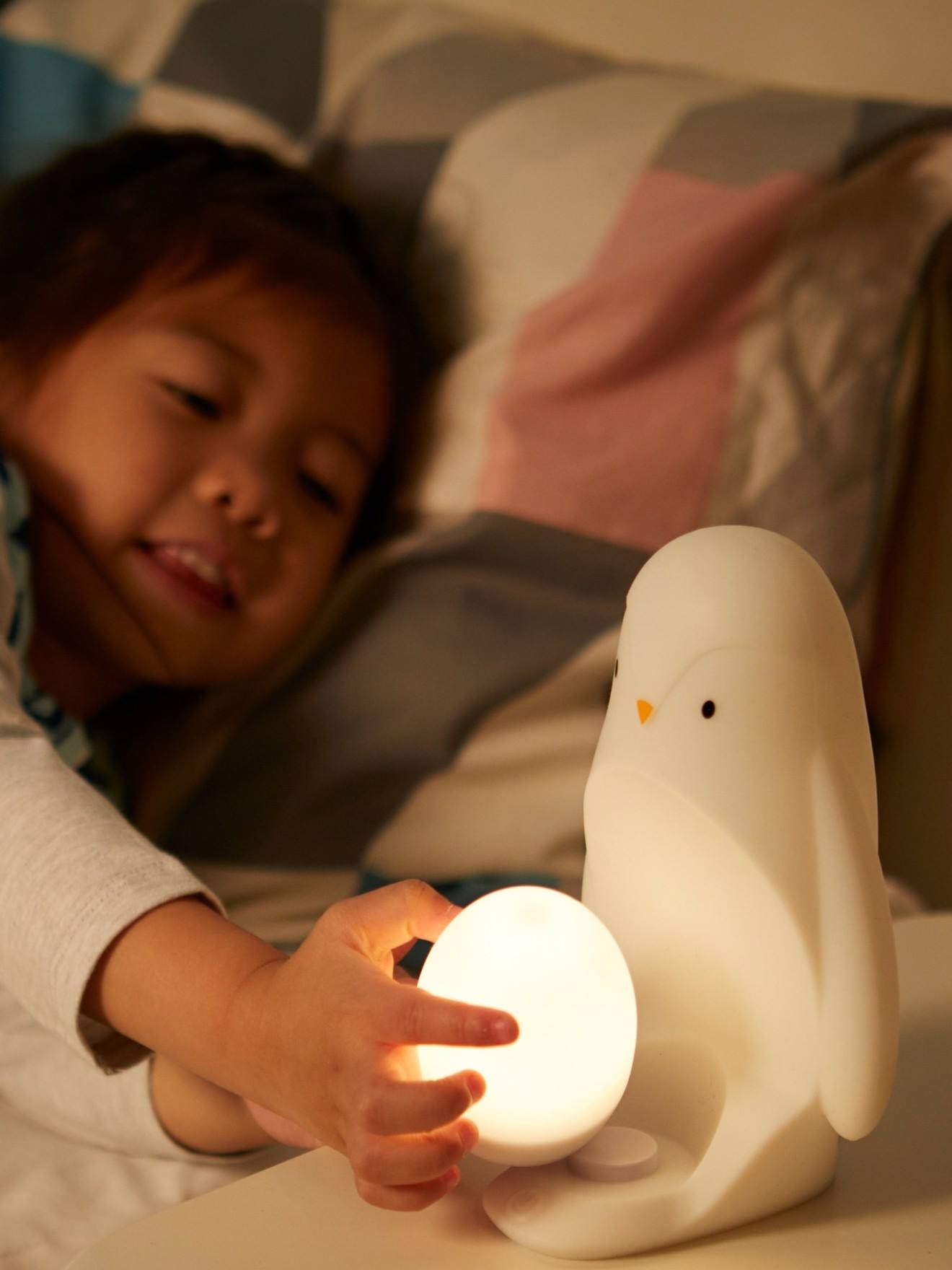 Veilleuse portable 2 en 1 TOMMEE TIPPEE Pingouin blanc