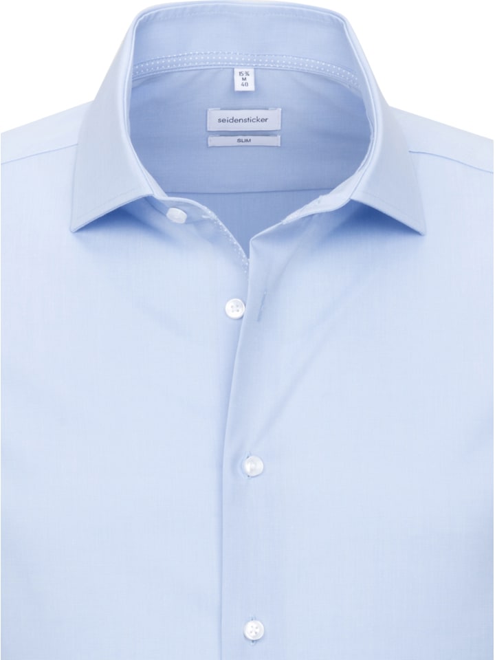 Seidensticker Hemd - Slim fit - in Hellblau günstig kaufen