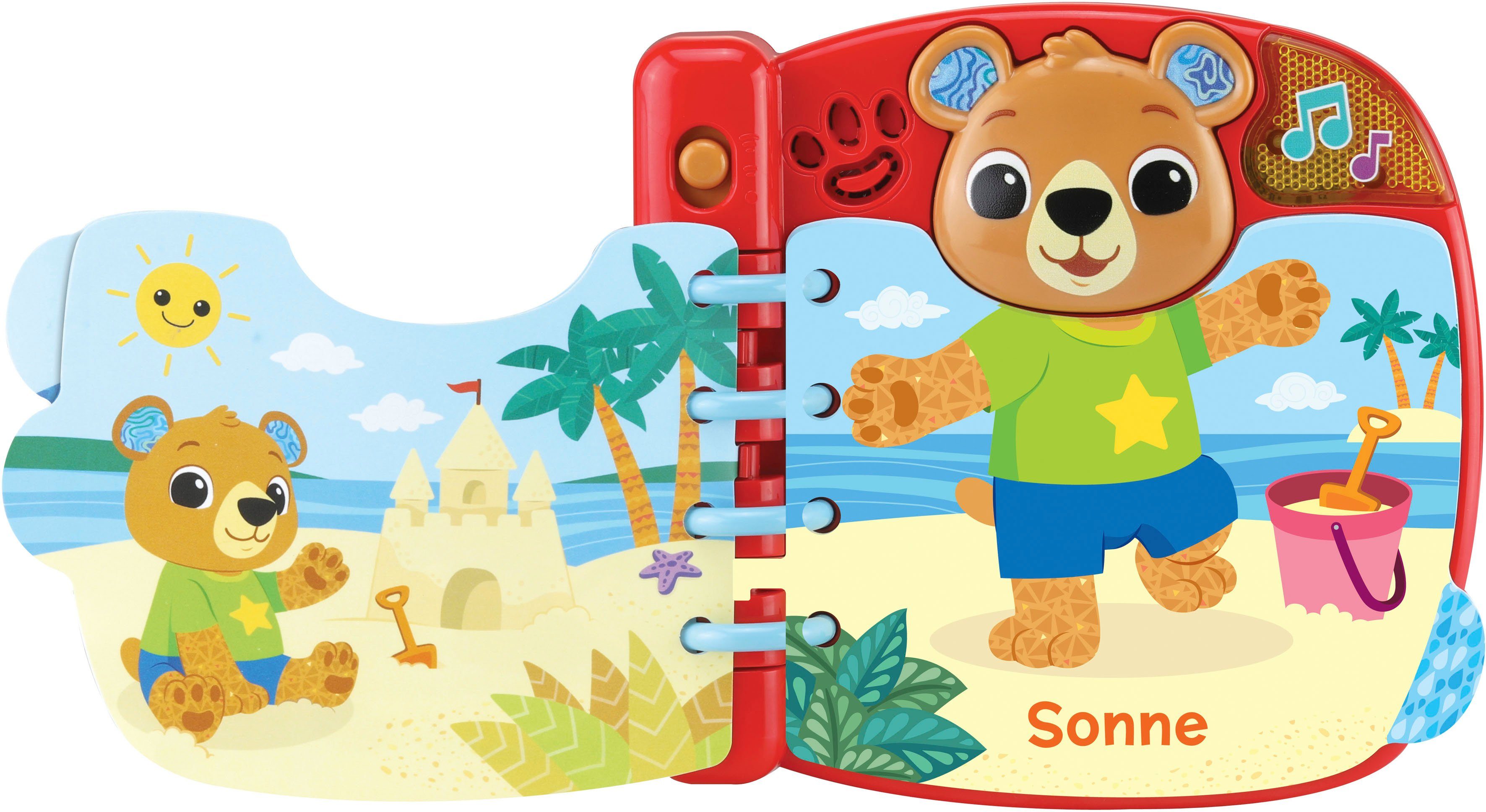Vtech® Buch Vtech Baby, Zieh-mich-an-Bärchenbuch, mit Licht und Sound