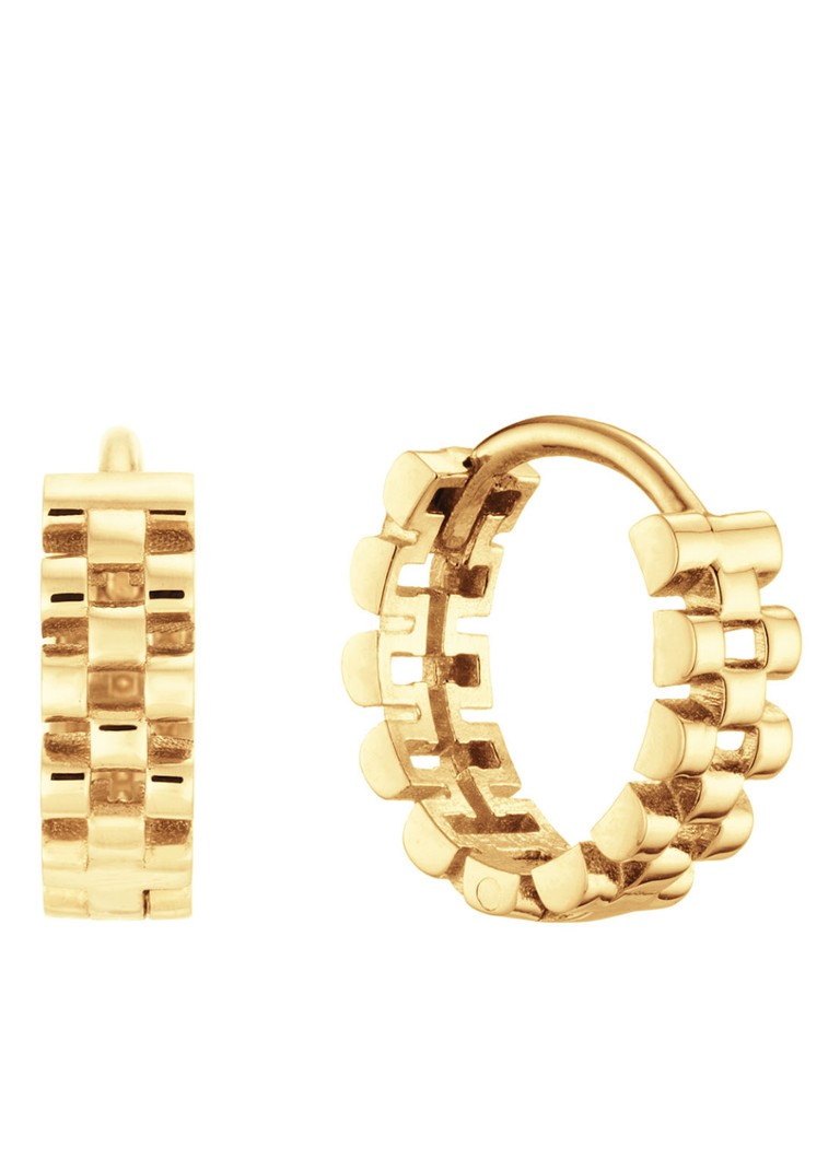 Jackie 14K Gold Güell earrings made of 14-carat yellow gold