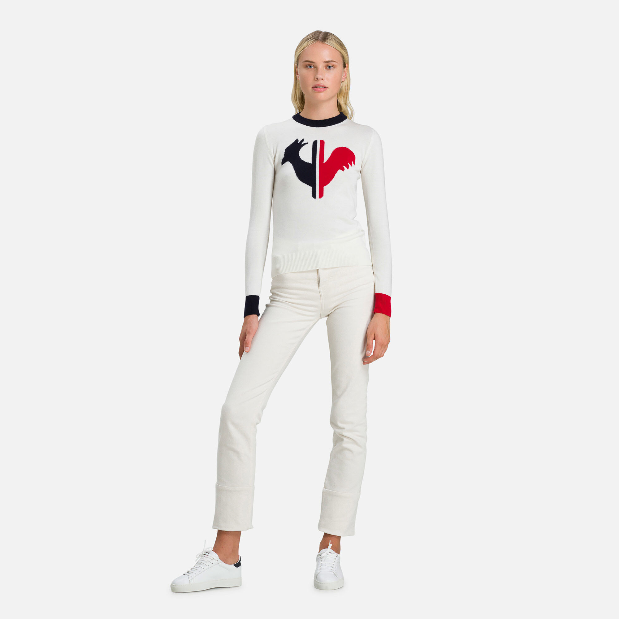 Pull à col rond Alya Femme