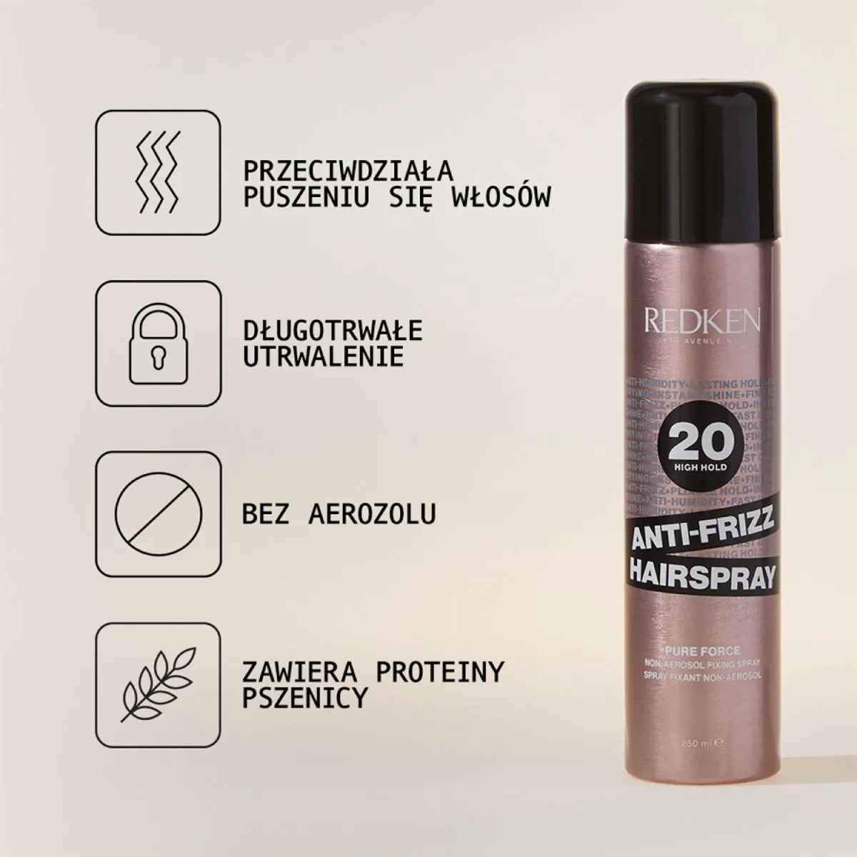 Redken lak za kosu protiv kovrčanja