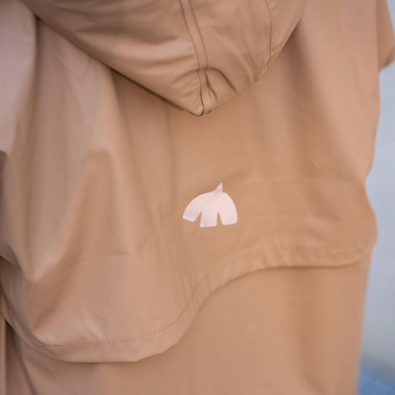 aarhus rain jacket caramel - Braun