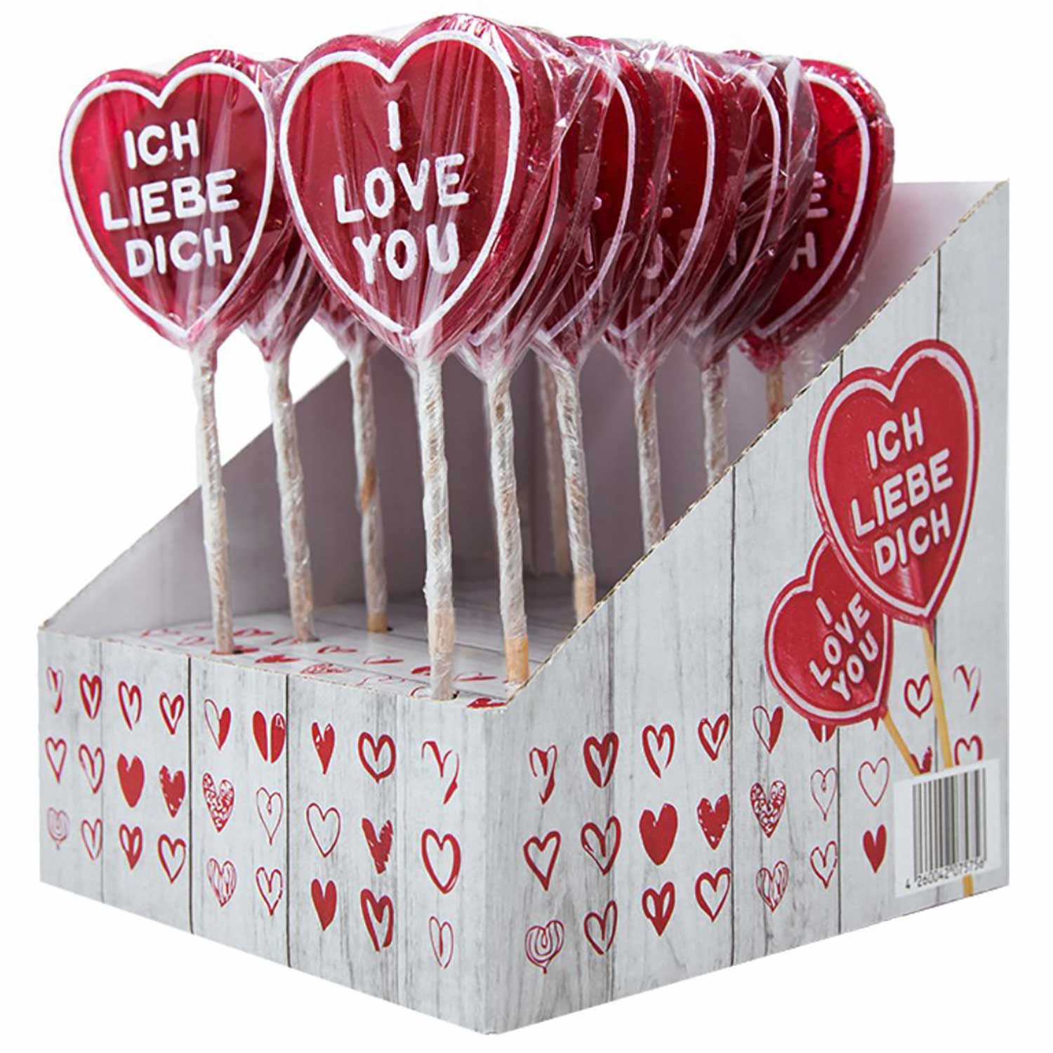 Herz-Lolli 'Ich liebe dich' 75g