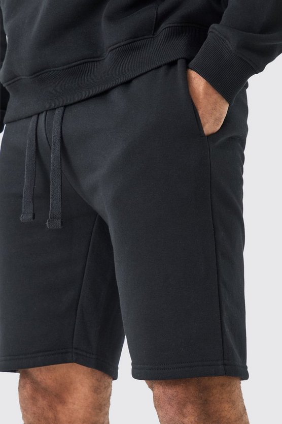 Kurze Slim-Fit Jersey-Shorts