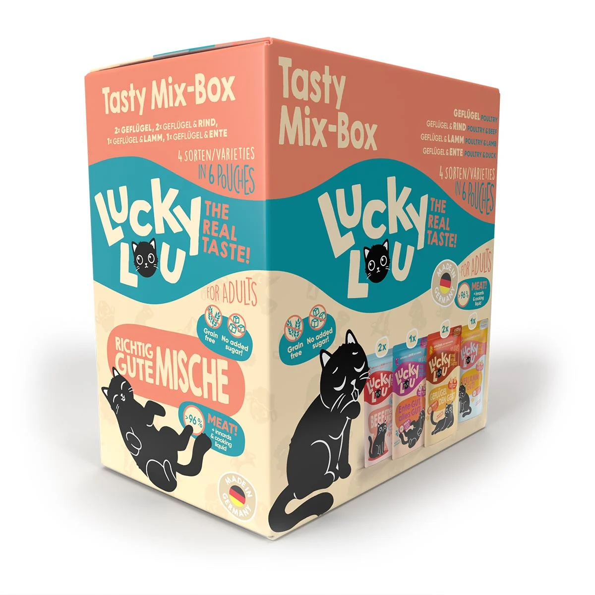 Lucky Lou Lifestage Adult Tasty-Mix 6x125g kaufen bei ZooRoyal