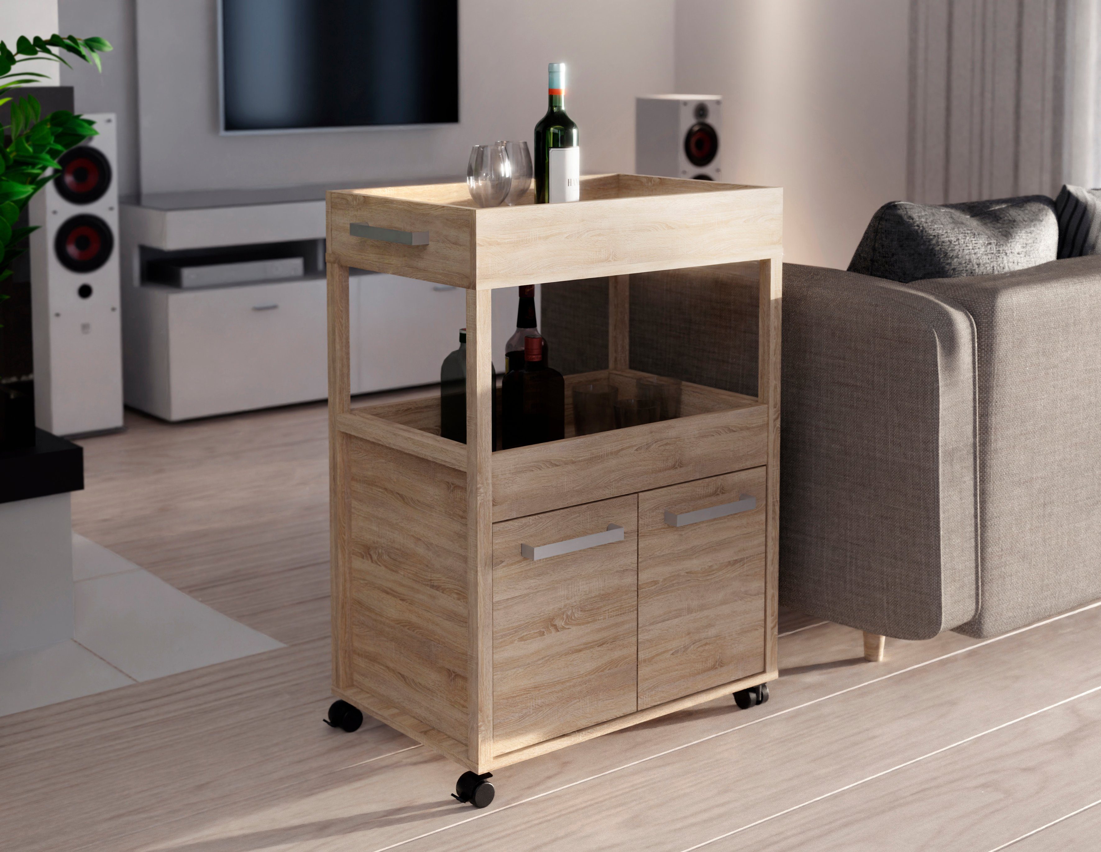 FORTE Barschrank Höhe ca. 88,5 cm