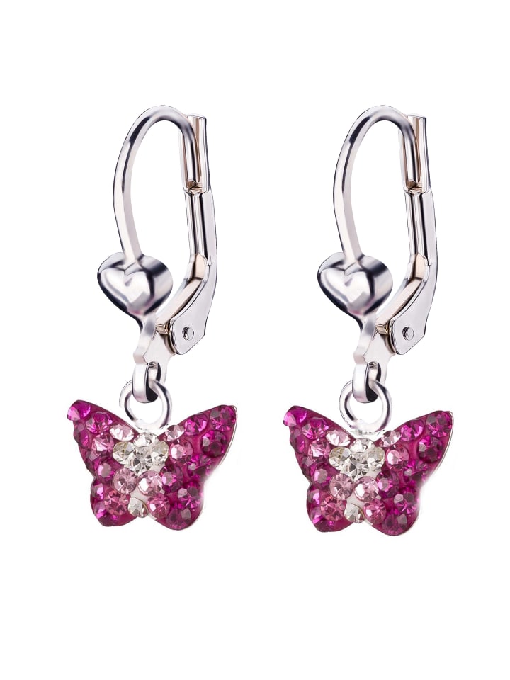schmuck23 Silber-Ohrringe Schmetterling 1,0 cm x 1,0 cm günstig kaufen onesize